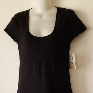 Derek Heart sweater dress sz L black NWT